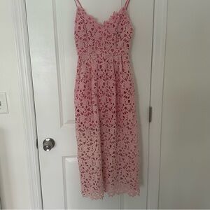 ASTR The Label Lace Midi Dress